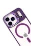 Matrixzn iPhone 17 Pro Max Cover with Remim Lens and Magsafe Stand - (230759) Deep Purple - 3