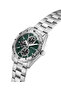 Mens Silver Tone Round Analog Watch - 4