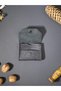 Women's Card Holder Black Patterned Genuine Leather Small Wallet with Cash Compartment (10X9 cm) - 3