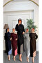 Tweed Hijab Dress - 4