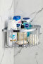 Deep Shampoo Holder Stainless Brass 1 Piece 19X19 cm Shampoo Holder Bathroom Shelf - 3