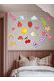 Flamingo Children's Room Wall Sticker Rainbow Fruit Figured Baby Kids Room Decorative Wall Ornament - 4