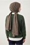 Lorena Silkhome - Liva Shawl 481005-07 |   200X90 cm |   Tok Duruşlu, Non-Slip, Khaki - 4