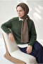 Lorena Silkhome - Liva Shawl 481005-07 |   200X90 cm |   Tok Duruşlu, Non-Slip, Khaki - 3