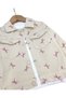 Girl's Holiday Set with Linen Jacket and Trousers, 3-Piece Holiday Set, 0-6 Years Old, Stylish Combination - 4