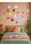 Flamingo Children's Room Wall Sticker Rainbow Fruit Figured Baby Kids Room Decorative Wall Ornament - 5
