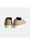 Men's Beige Lace-Up Suede Casual Shoes - 5