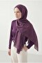 Lorena Silkhome - Liva Shawl 481005-11 |   200X90 cm |   Tok Duruşlu, Non-Slip, Purple - 3