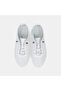 Women's White Rubber Laced Leather Sports Shoes - 6