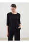 Crew Neck Stoned Women's Blouse