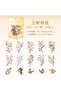 O6-30 Pieces of Branches and Butterfly Pet Stickers