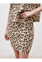 Unique Products from Freezen Store I Dar Fit Leopard Embroidered Knitwear Mini Skirt - 3