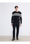 Unique Products from Freezen Store I Zero Roba Collar Striped Men's Knitwear Sweater - 2