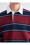 Esvab • Modern & Distinctive Devrik Roba Collar Striped Men's Sweatshirt - 3
