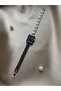 Retro Minimal Metal Cord Vintage Women's Wristwatch Inside Blue - 6