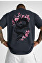 Oversize Japanese Dragon Sakura Printed T-Shirt – Premium 100% Cotton, Unisex