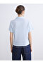 Lcw Everyday Blue Textured Women's Shirt - 4