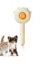 Cat Dog Hair Collection and Combing Brush with Automatic Cleaning Button, Ear-Shaped Brush - 5