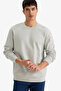 100% Cotton Regular Fit Basic Sweatshirt E8339Ax26Sp - 2