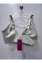 Fk Women's Wireless Laser Cut Tulle Detailed Mint Green Bra - 2