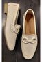 25484201 Genuine Leather Women's Loafer Shoes - 3