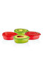 Qlux Ideas Set of 4 Fruit Design Storage Containers (Watermelon, Kiwi, Avocado, Strawberry) - Bpa-Free - 2