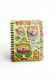 Capybara 4-Piece Stationery Set: A5 Notebook with Bookmark, A7 Notebook, Sticker Book, and Tape - 4
