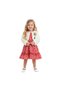 Plush Bolero Floral Girl's Dress - 8