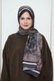 شال لينا بنمط اللبلاب