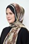 شال من الخيزران بنمط زهور خطية - 3