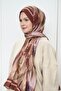شال من الخيزران بنمط زهور خطية - 2