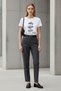 Women's White Printed Basic T-Shirt – Crew Neck Short Sleeve Cotton Comfortable Casual T-Shirt, T-Shirt - 6
