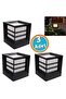 3 Pieces of Garden Wall Light with Mega Grill 60 cm Sconce Waterproof Modern Outdoor Lighting - 8