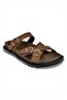 Y250502502 Brown Suede Buckle Women's Slippers - 6
