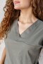 Mildew Green Lycra Nurse Doctor Uniform Unisex Surgical Suit Scrubs Uniform - 2