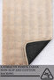 Pufina Beige Ultra Soft Luxury Non-Slip and Cotton Based Modern 2-Piece Bathroom Mat Set - 3