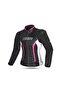 R-Tech Chaqueta Piel Tom Rider Lady Motorcycle Jacket L Size Gray / Pink