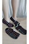 2 Pieces of Hand Knitted Five Needles/Handmade Booties/Dowry Booties/Knitting/Home Booties/Handmade