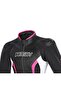 R-Tech Chaqueta Piel Tom Rider Lady Motorcycle Jacket L Size Gray / Pink - 4
