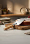 Stainless Steel Pastry Spatula Cake Cutting Knife with Wooden Handle