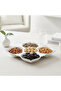 5 Compartment Porcelain Serving Platter – 31cm White New Bone China Sectioned Serveware - 4