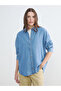 Nevavm Oversize Women's Jean Shirt with a Difference