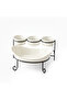 4PCS Porcelain Serving Set|27cm Platter with 3×12cm Bowls, White Serveware for Hosting - 6
