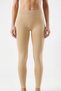 Skin Color Enhancing Leggings High Waist Seamless Breathable Stretchy - 5