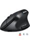 MEETION Ergonomic Wireless Vertical Mouse RGB Backlit Rechargeable 4 Adjustable DPI for all PC Black - 2