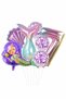Purple Color 7 Year Old Mermaid Themed 6 Piece Balloon Set Party Decoration