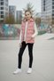 Girl's Hooded Puffer Vest - 3