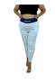 Plus Size Mom Elastic Waist High Waist Women's Trousers - 5