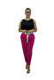 Plus Size Mom Belted High Waist Women's Pants