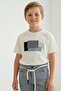 T-Shirt and Pants Two-Piece Set for Ages 9-14 - Navy Blue - 2